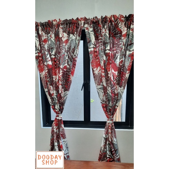 TROPICAL NO RING CURTAIN / MARDIE VINE / GEENA FABRIC / DOOR WINDOW ...
