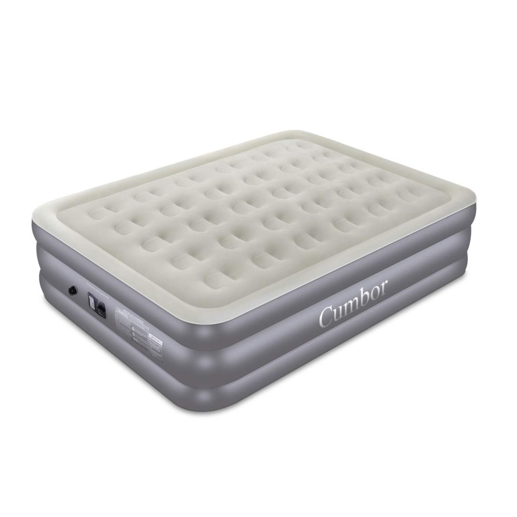 Cumbor Queen Air Mattress with Builtin Pump Shopee Philippines