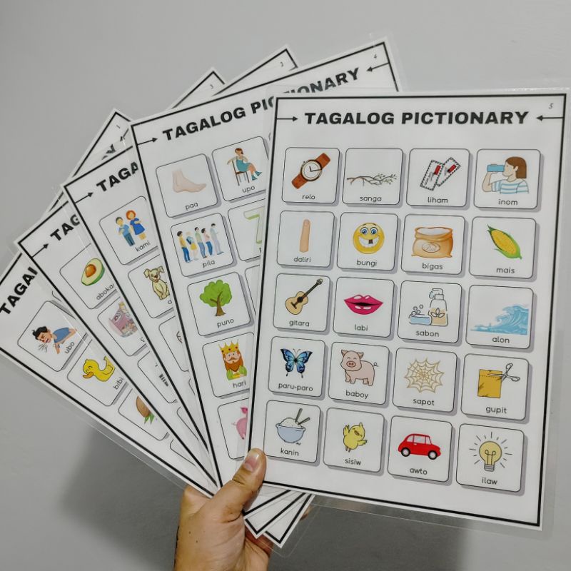 Tagalog Reading bundle educational laminated charts for classroom and ...