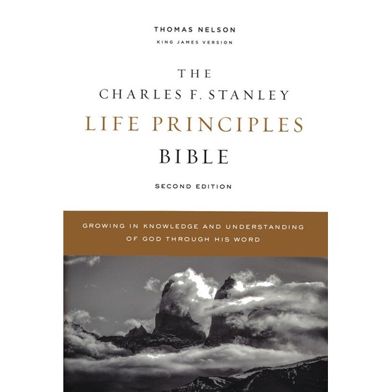 KJV Charles Stanley Life Principles Bible 2nd Edition Hard cover