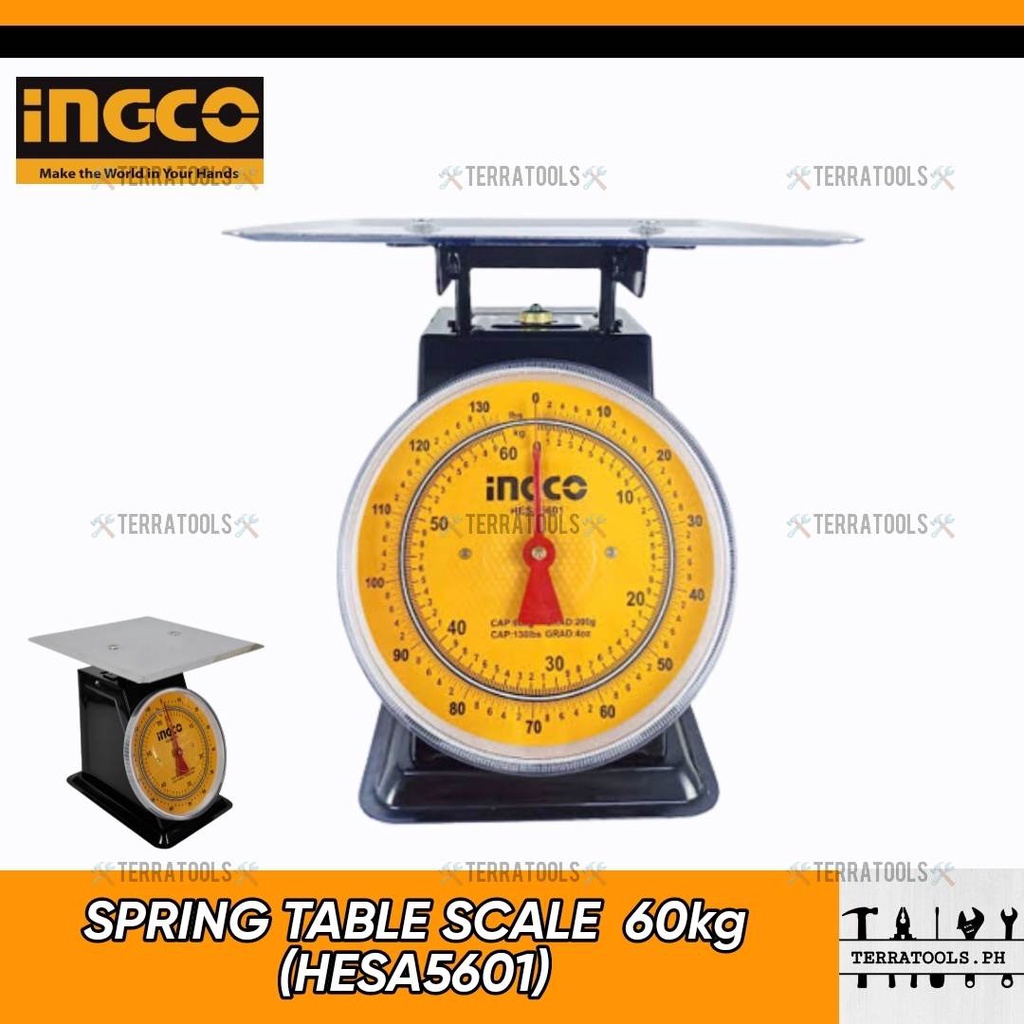 INGCO Original Spring Table Scale 60kg (HESA5601) | Shopee Philippines