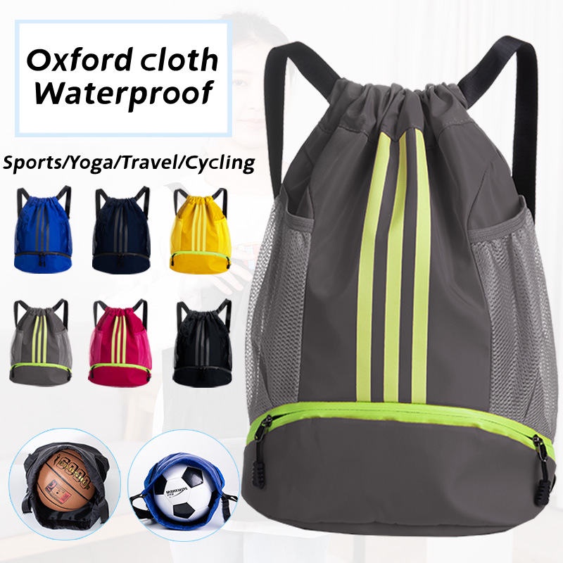 Basketball Bag Swimming Backpack Portable School Student Shoulder
