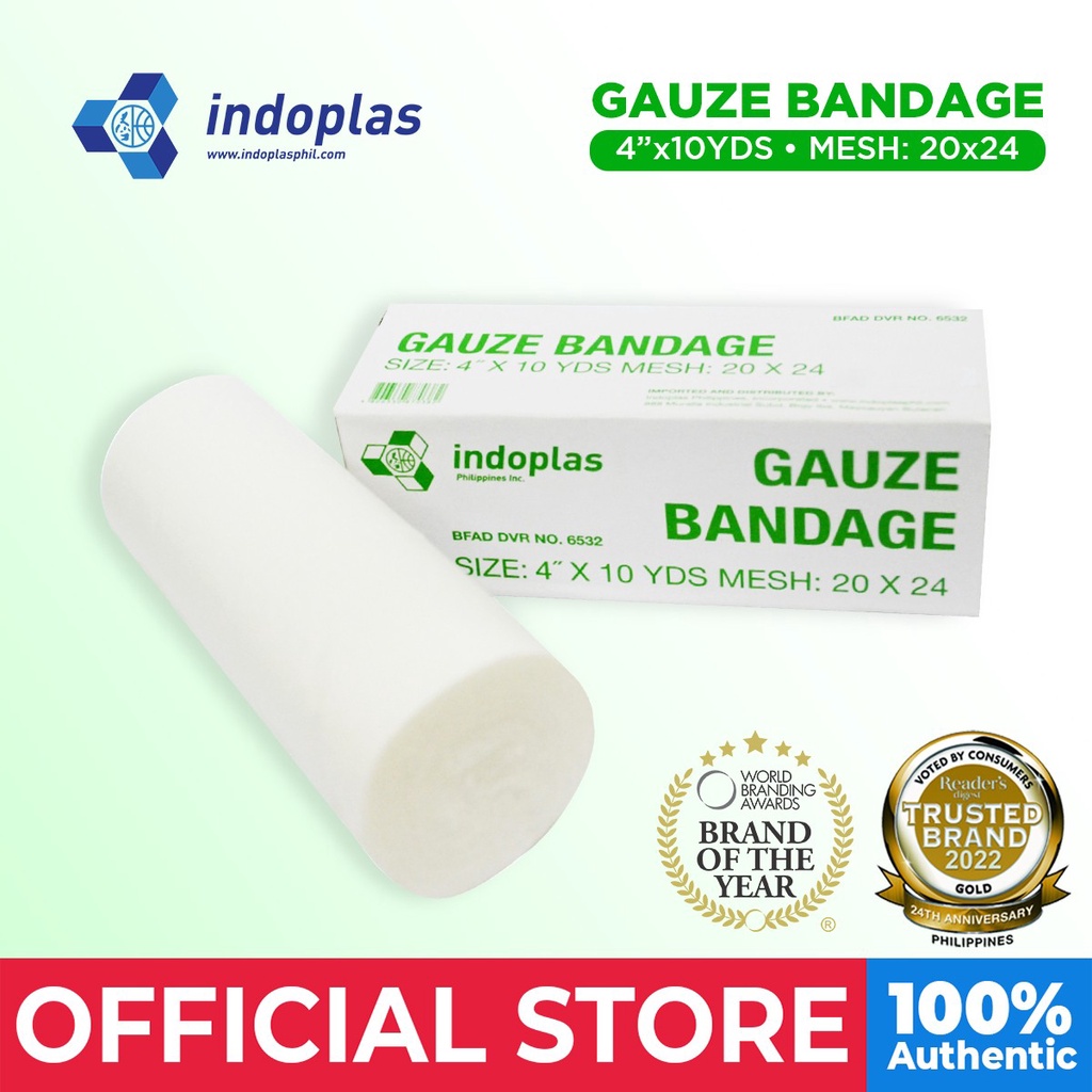 Indoplas Gauze Bandage 4x10 (1 ROLL) Shopee Philippines