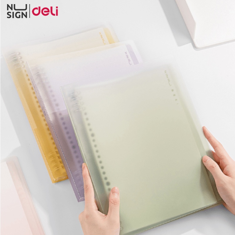 Nusign by Deli A5/B5 Binder Notebook 40 Sheets Notebook For College
