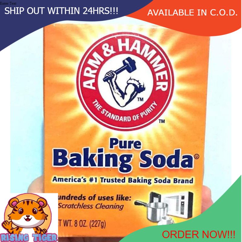 Arm & hammer pure baking soda (227 g) | Shopee Philippines