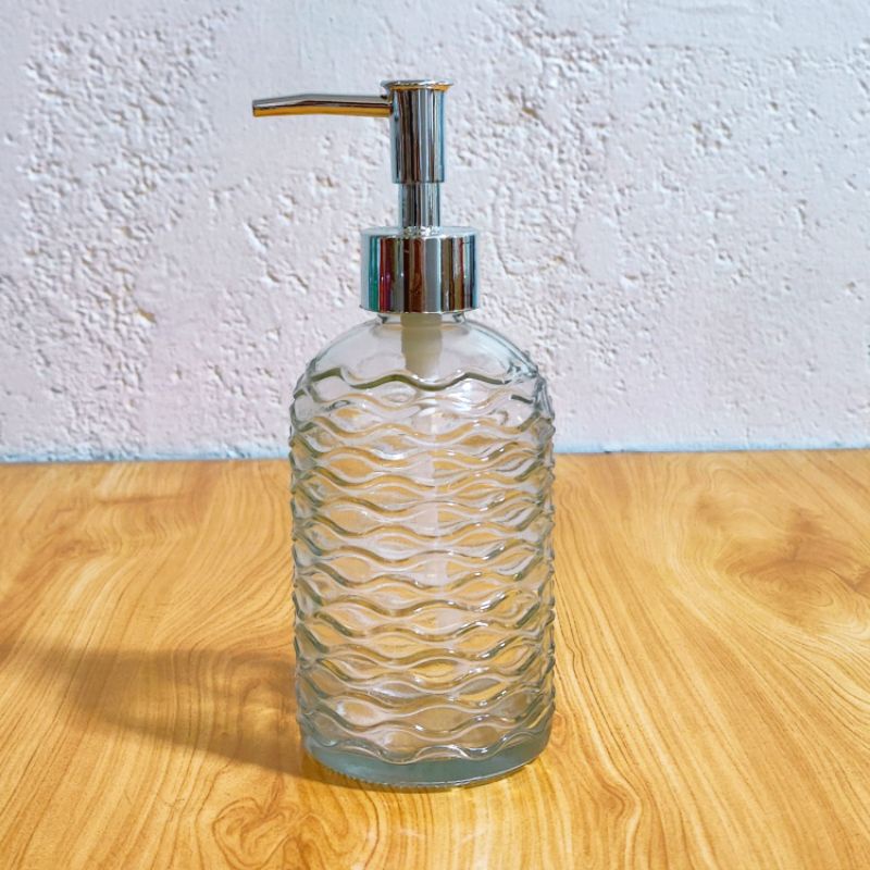 500ml Glass Bottle Soap Shampoo Dispenser Body wash Glass Bottle