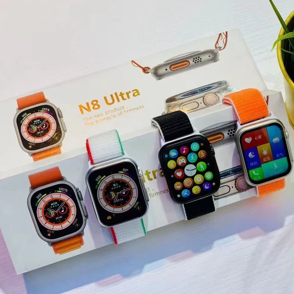 2022 Series 8 New Ultra Thin Smart Watch Men NFC Wireless Charge