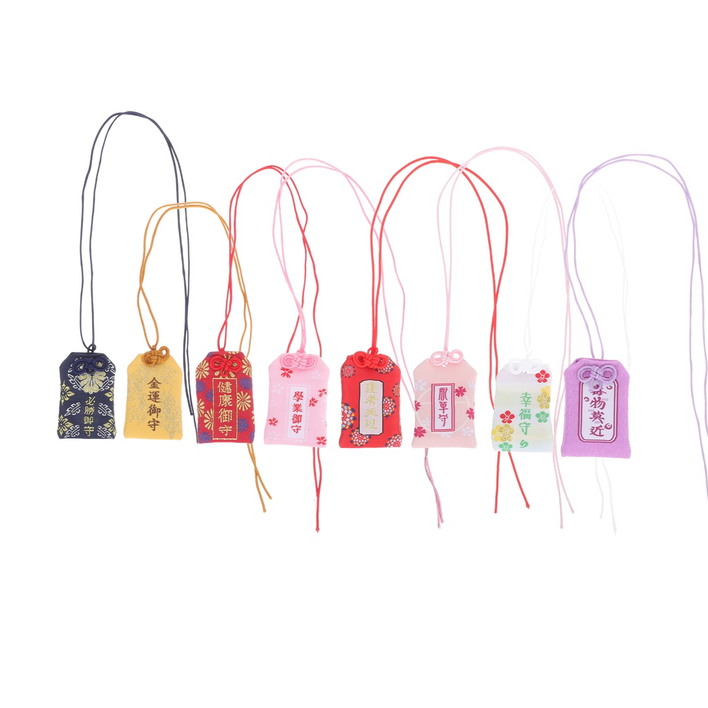 8Pcs Kaiun Omamori Success Omamori Sutekina Omamori Charm Fitness ...