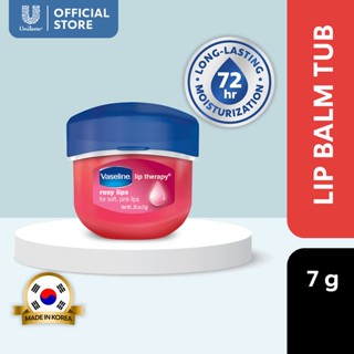 Vaseline Lip Therapy Rosy Lips Lip Balm Mini with Petroleum Jelly