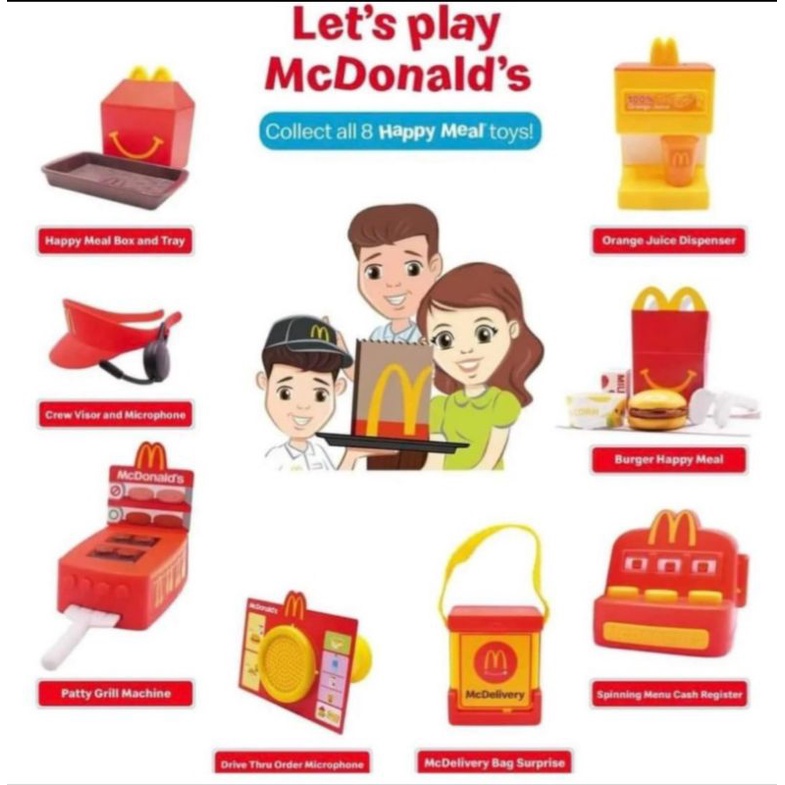 Happy Meal Lets Play McDonald's Play Set 2022 | Shopee Philippines