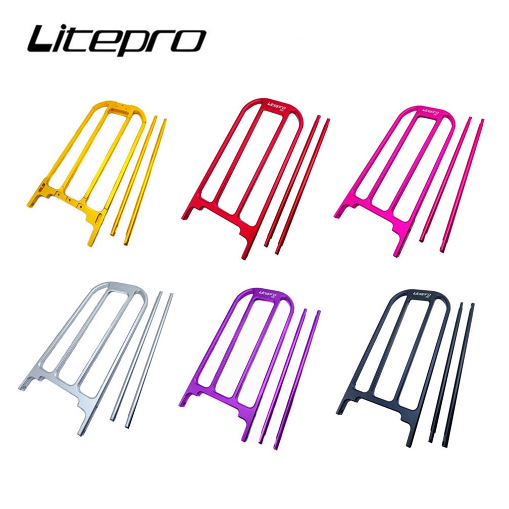 Litepro Storage Box Bracket Folding Bike Rear Rack Luggage Shelf ...