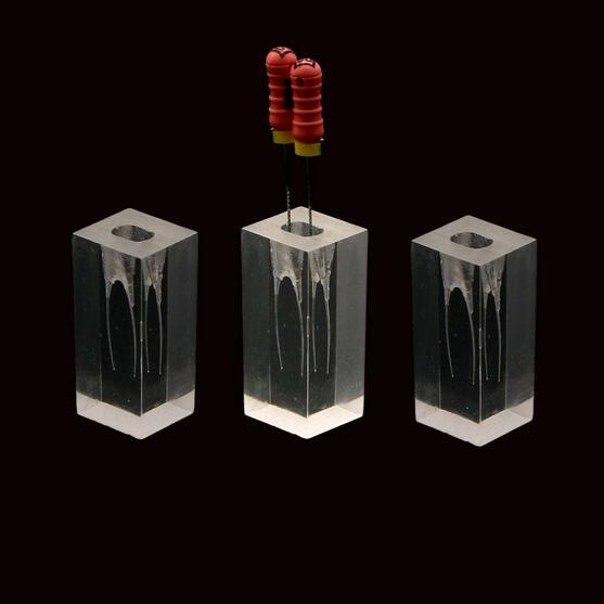 3 Root Dental Tooth Root Canal Practice Model Endo Training Block ...