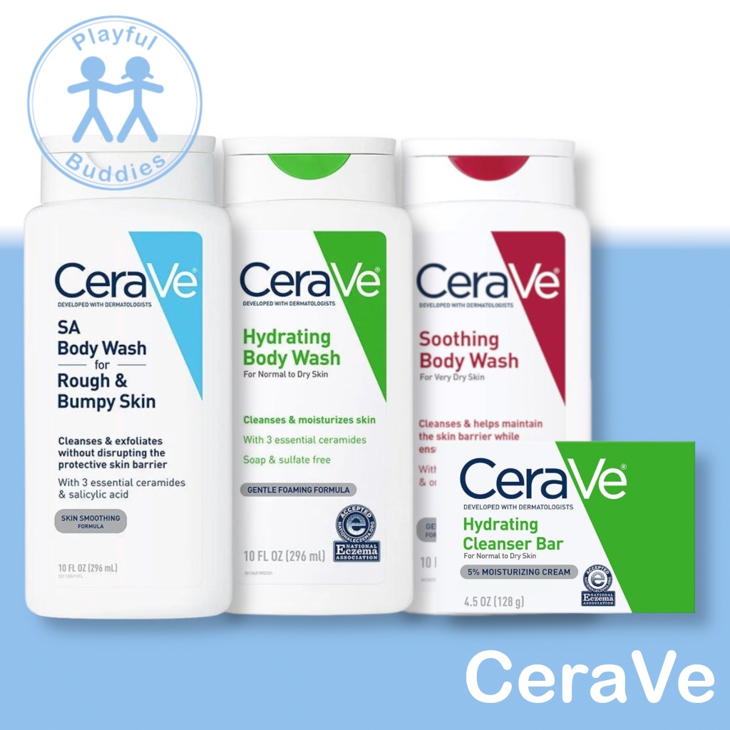 CeraVe SA Body Wash for Rough and Bumpy Hydrating Body Wash