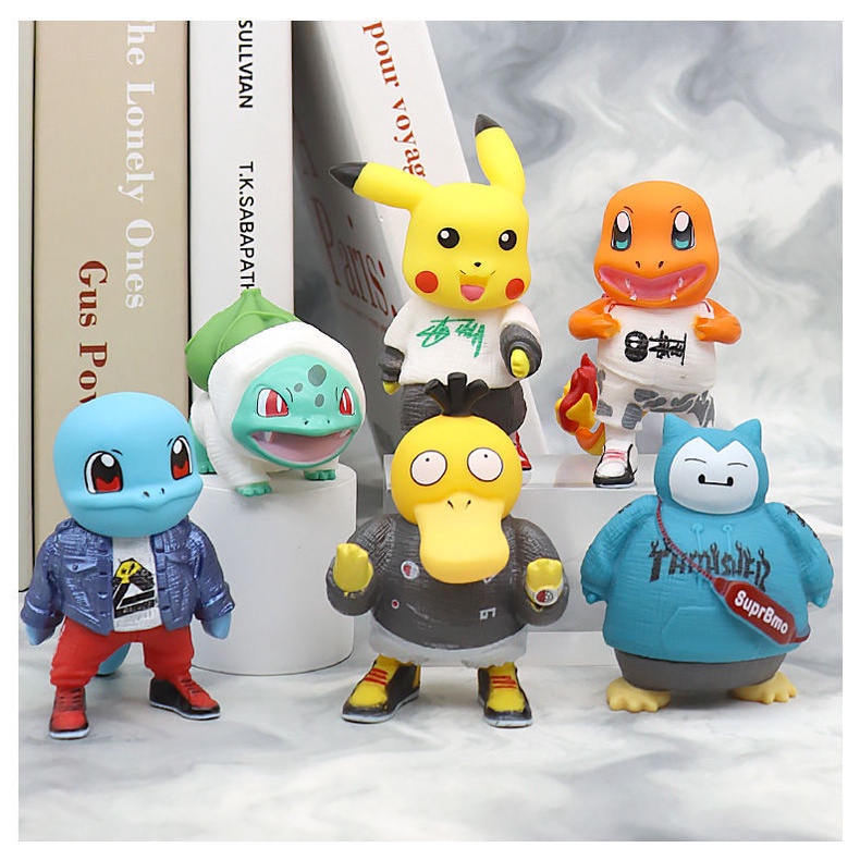 Fashion casual Pikachu Pokemon drag Pikachu cute car doll machine ...
