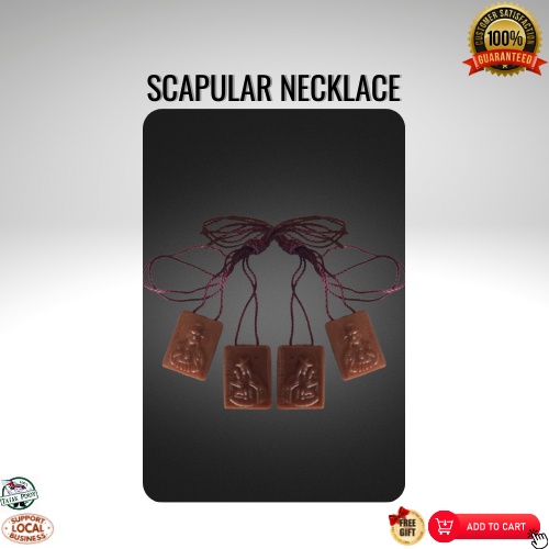 Our Lady Of Mt Carmel Scapular Necklace Traditional Scapular Catholic Eskapularyo Shopee