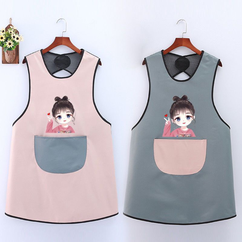 Workclothes mga babae♨ Apron pambabaeng kusina pambahay na hindi