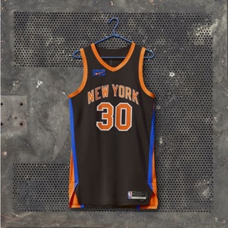 Nike Men's 2022-23 City Edition New York Knicks Julius Randle #30 Black  Dri-FIT Swingman Jersey