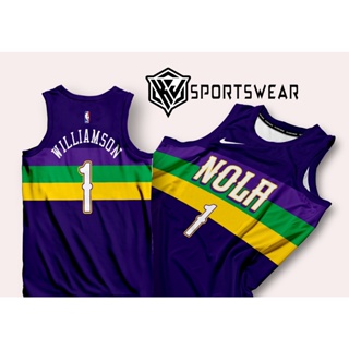 2022 NEW ORLEANS PELICANS WILLIAMSON CITY EDITION HG JERSEY