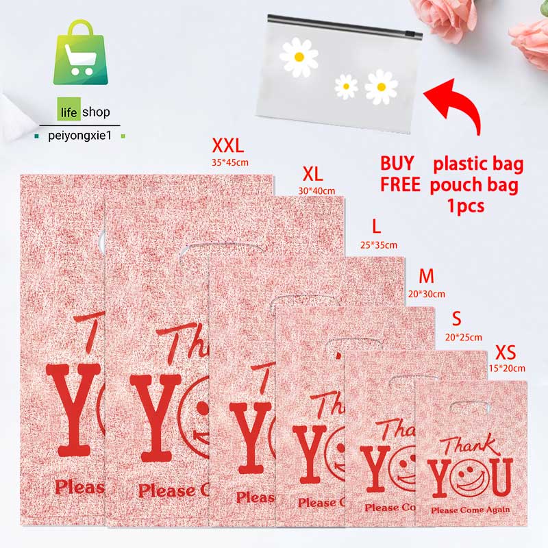 Sparkle And Bash 100-Pack Small Thank You Gift Bags With Handles, Brown Kraft Paper Material Bag Bulk For Wedding Birthday Favor, 9x5.3x3.15 In - Foto 5