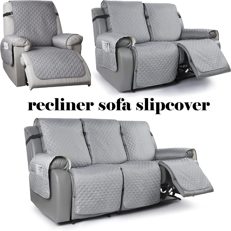 1 2 3 Seat Non Slip Recliner Chair Cover Sofa Slipcover Reversible Pet Cover Protector Couch Cover Shopee Philippines