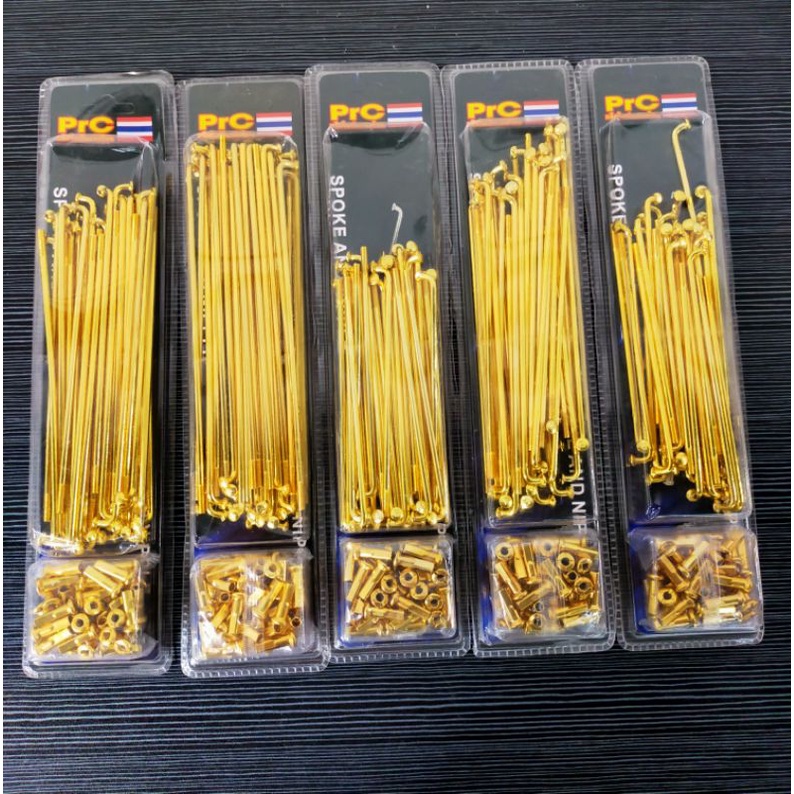 PRC MOTORCYCLE SPOKES AND NIPPLES 9G (RAYOS) Shopee Philippines