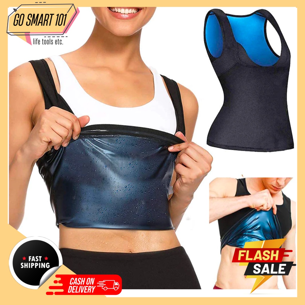 Gosmart101 Ultimate Sweat Shaper Womens Premium Workout Tank Top Slimming Polymer Sauna Vest 