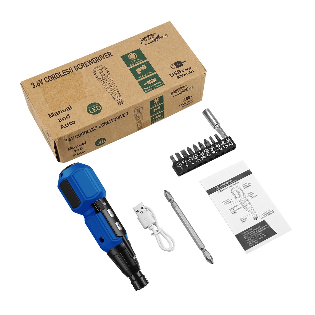 ORIA Precision Electric Screwdriver Set Cordless Bits Driver