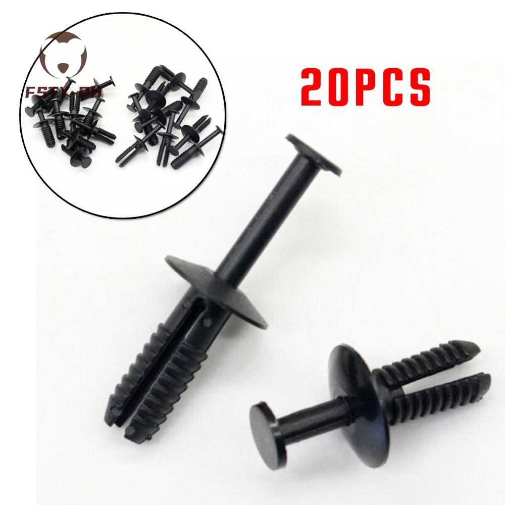 Clips Parts 20PCS Black Expanding Rivet For BMW E30 E39 E46 E53 E60 ...