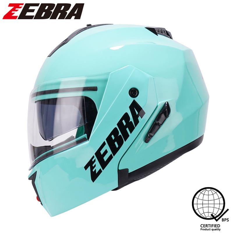 ZEBRA YM602 PLAIN Men's Modular helmet dual visor helmet for