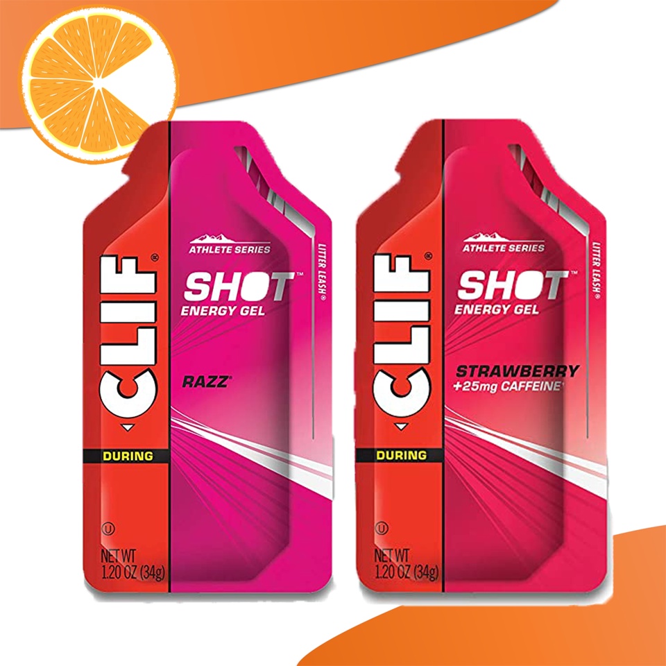 Clif Shot Energy Gels High Performance & Endurance Fast Fuel for Cycling and Running (1.2oz