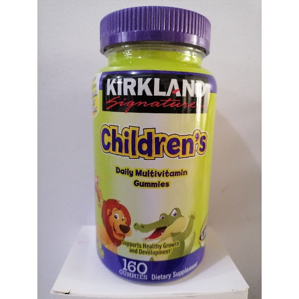Kirkland Signature Children's Multivitamin Gummies 160 (1 bottle) Shopee Philippines