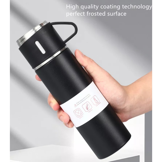 Thermos Stainless Steel Vacuum Flask Odorless & Keeps Liquid Cold/Hot