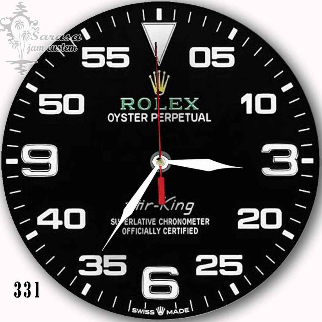 CUSTOM ROLEX 331 WALL CLOCK | Shopee Philippines