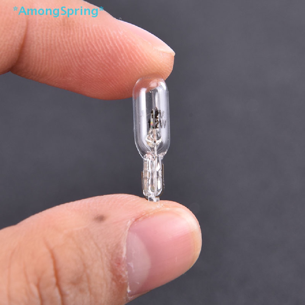 AmongSpring> 10Pcs 12V 1.2W T5 Glass Light Bulb Dashboard Instrument ...
