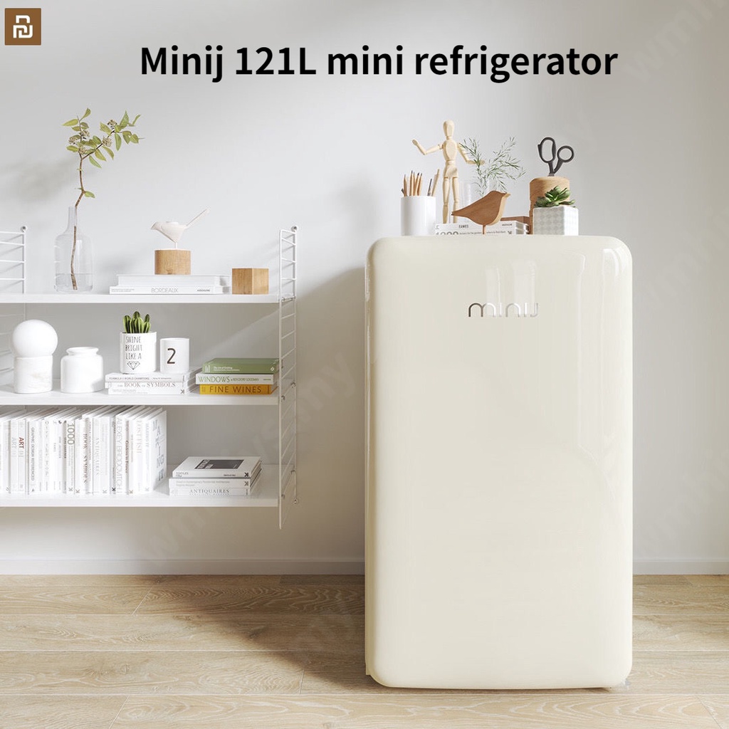Xiaomi Youpin Minij/Xiaoji 121l Mini Vintage Small Refrigerator