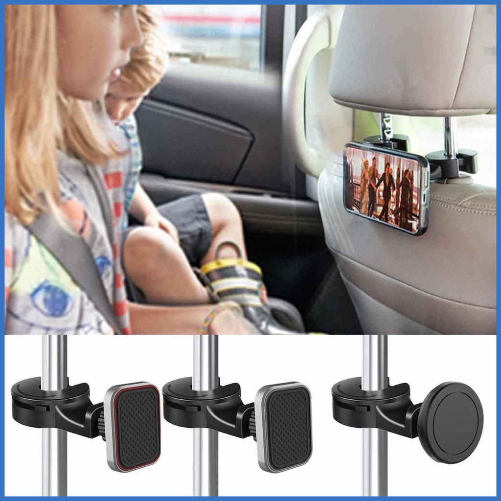 Headrest Phone Holder 360 Rotating Back Pillow Bracket Car