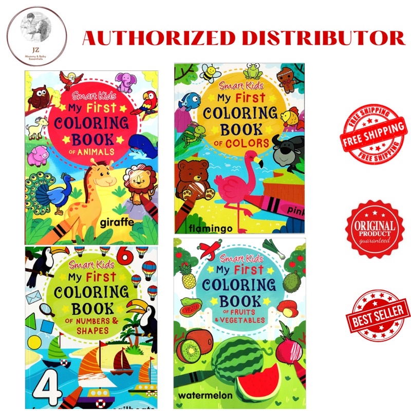 WSB Smart Kids My First Coloring Book | Shopee Philippines