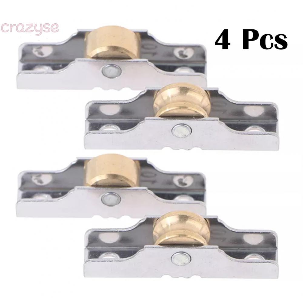 4* Stainless Steel Sash Pulley Sliding Door Roller Runner Wheel Track ...