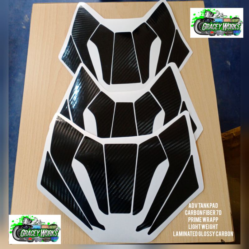 TANK PAD 3D 501947 BIKE Labelabel Carbon Black Protezione