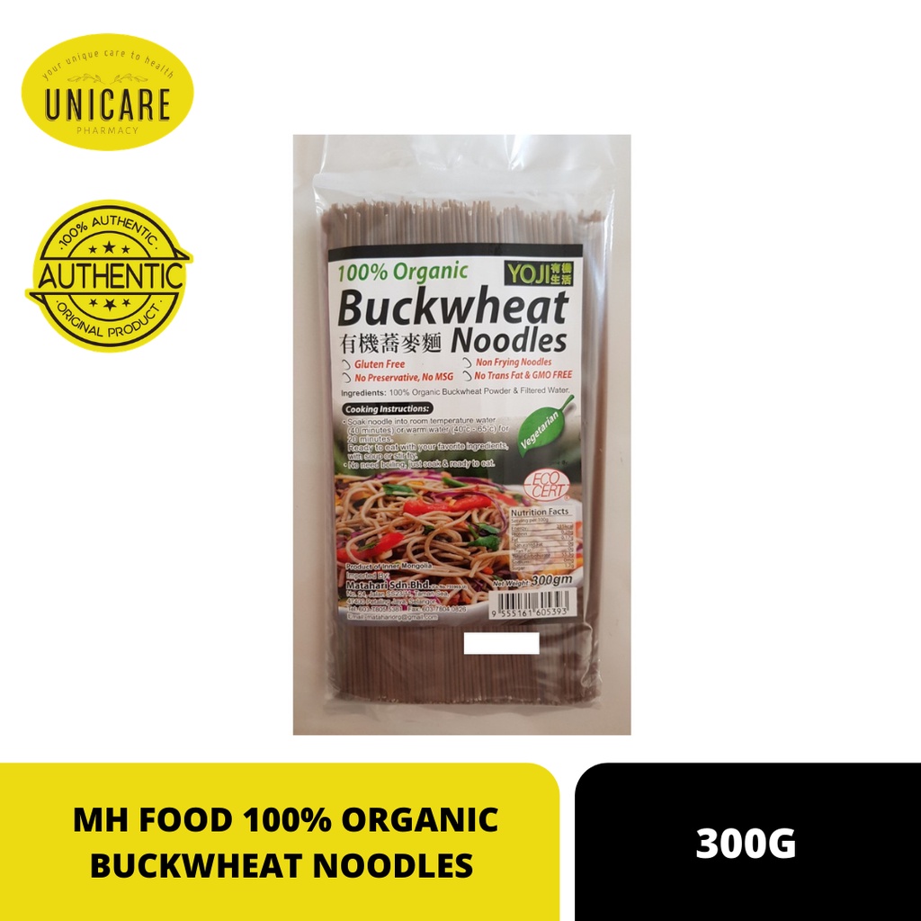 MH FOOD 100 ORGANIC BUCKWHEAT NOODLES 300G Shopee Philippines