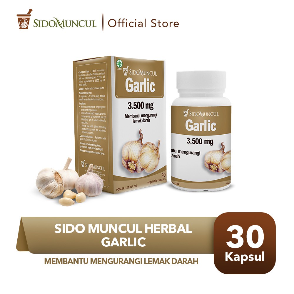 HITAM Sidomuncul Black Garlic Capsules Original Single Black Onion