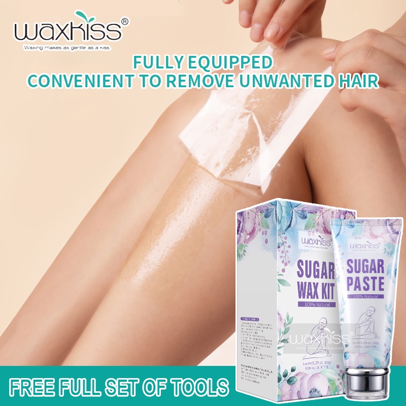 Sugar Wax Kit 100 natural hot/cold sugar waxing kit Underarm Hair