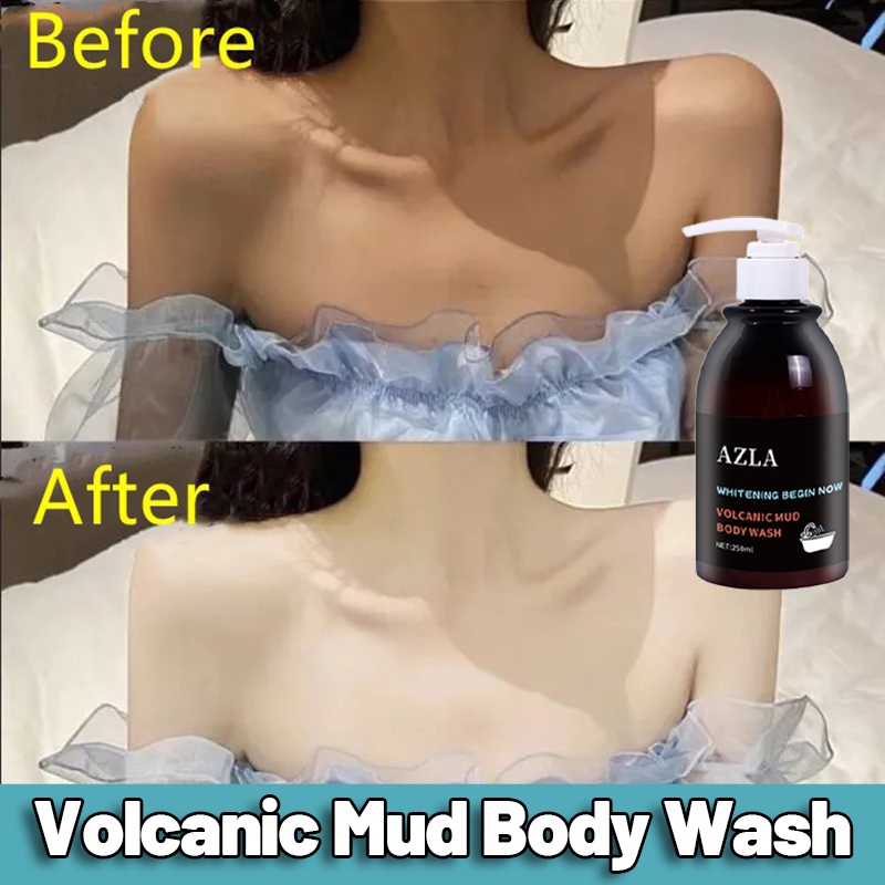Volcanic Mud Body Wash Whitening Deep Sea Mud Shower Gel Body LongTerm