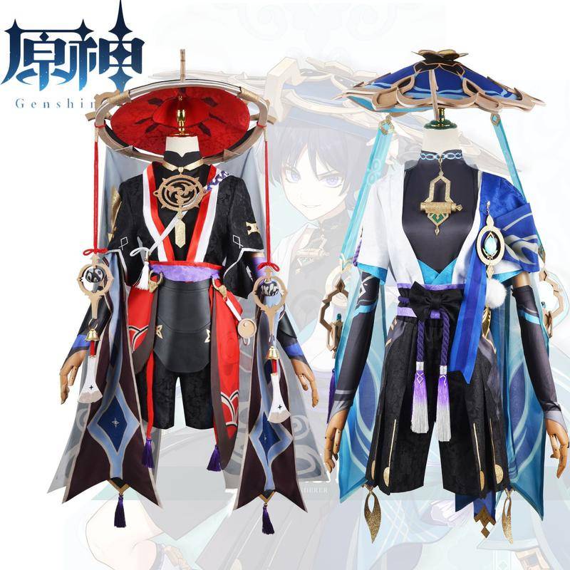 Genshin Impact Wanderer Scaramouche Sumeru Anemo Cosplay Costume Shopee Philippines 1672