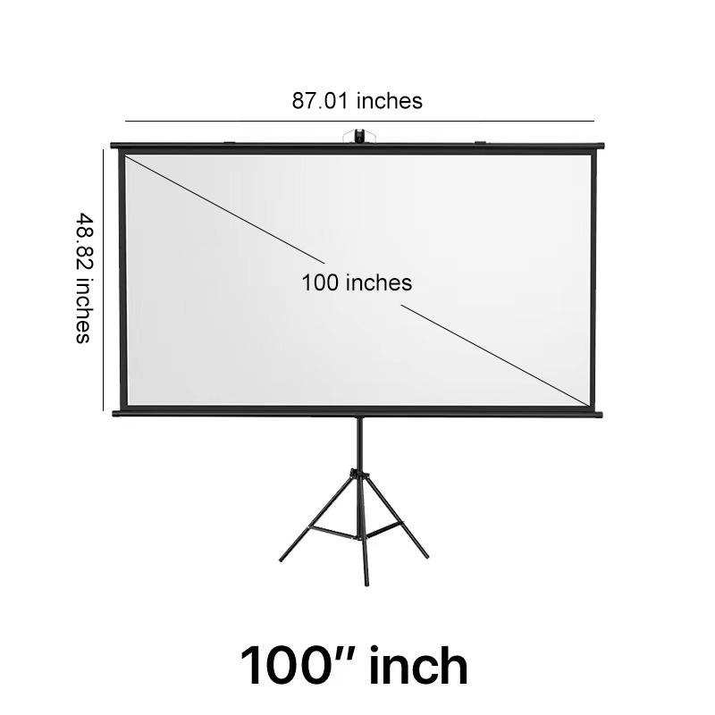 Official Wanbo Projector Screen 100 Inch HD Vivid Color Better Viewing ...