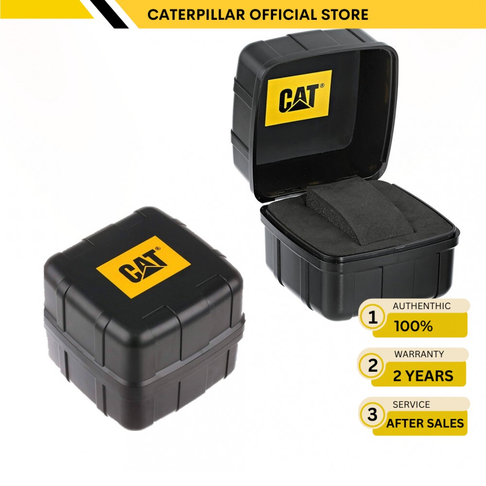 Caterpillar LM LM12121131 Black Silicone Rubber Band Men Watch Shopee Philippines