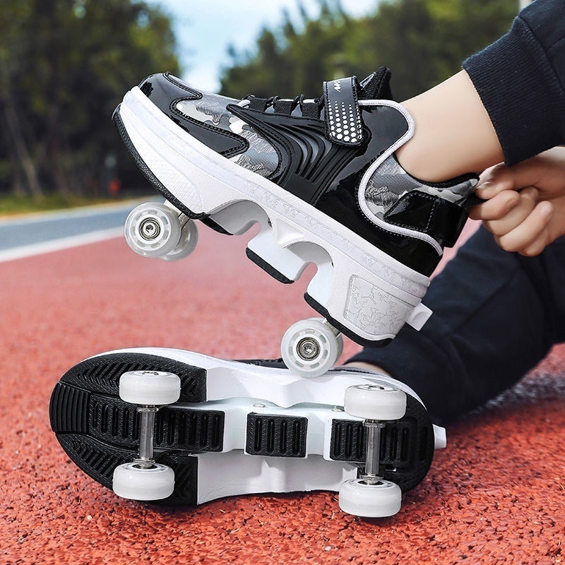 new 2024 deformation shoes new four-wheel riot shoes riot roller skates ...