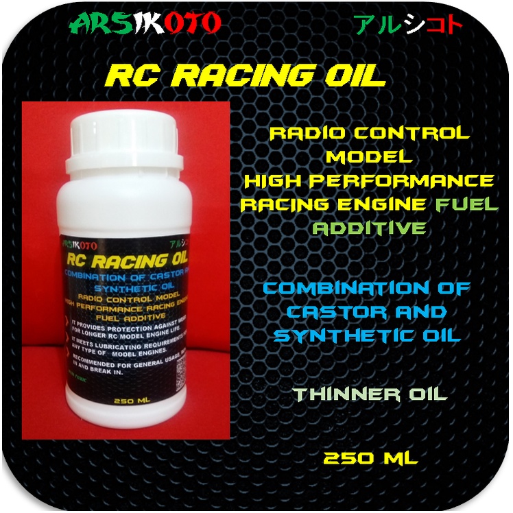 Racing Castor oil with Synthetic Blend RC Glow Engine High Performance
