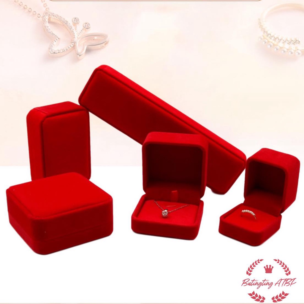 velvet High-end jewelry box bracelet rings box | Shopee Philippines