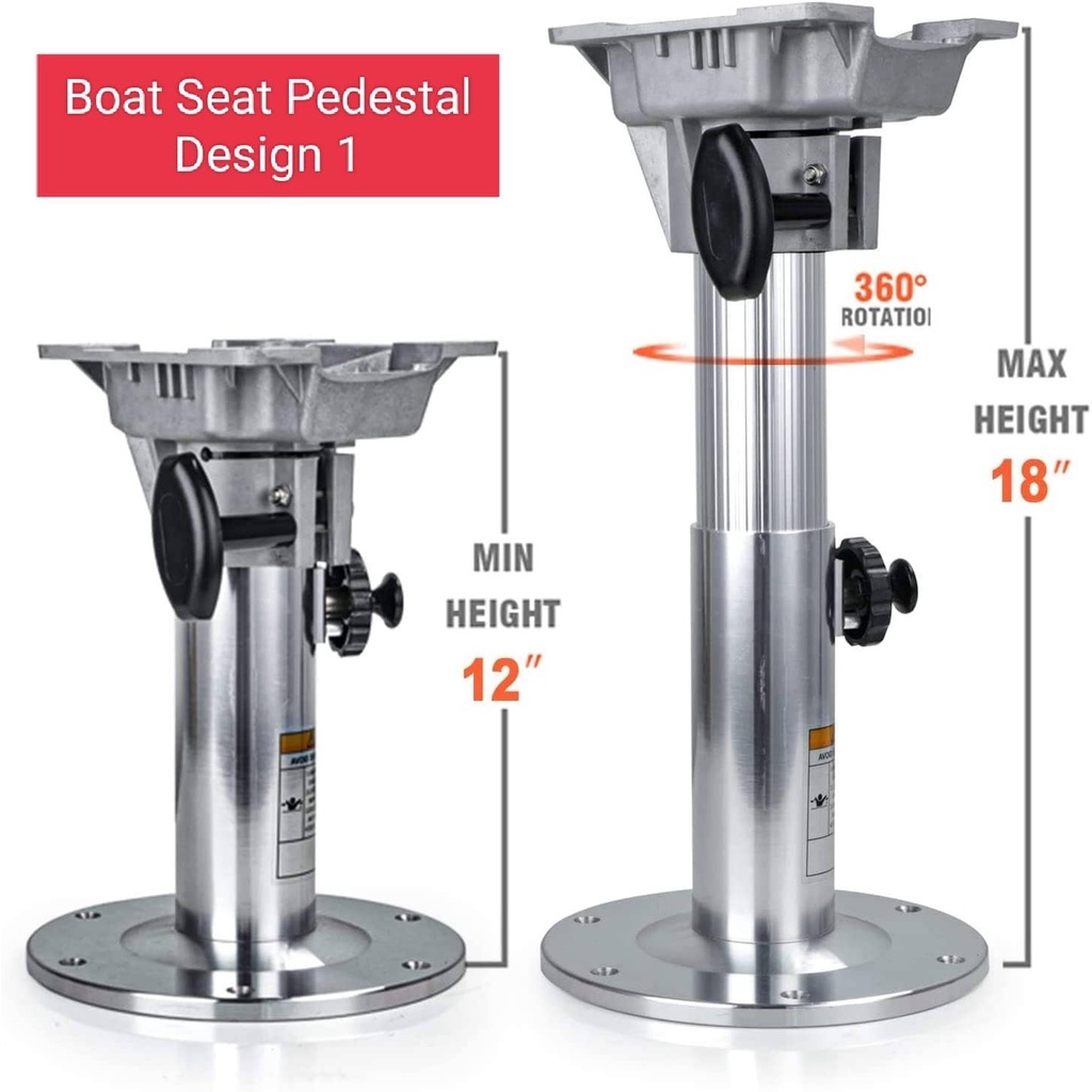 Boat Seats Clearance Pack Boat Base,Boat Pedestals,Aluminum